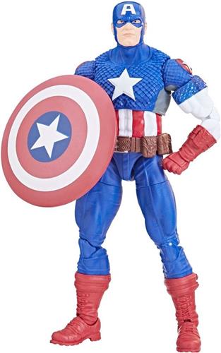 Hasbro Marvel Actiefiguur Ultimate Captain America 15 cm Marvel Legends Puff Adder BAF Multicolours