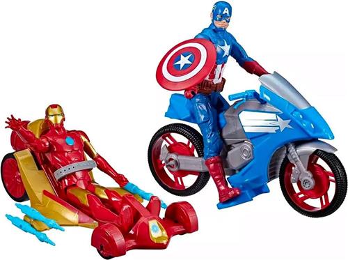 Avengers Titan Hero Series - Iron Man en Captain America