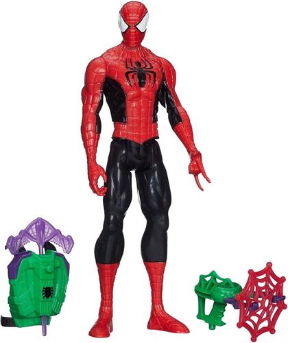 Hasbro Gaming, Marvel Spider-Man gemodelleerd met Goblin aanvalsuitrusting uit de Titan Heroes serie, Veelkleurig