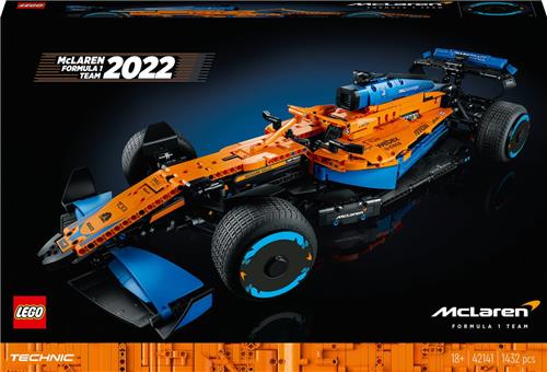 LEGO Technic McLaren Formule 1 2022 Racewagen Set voor Volwassenen - 42141