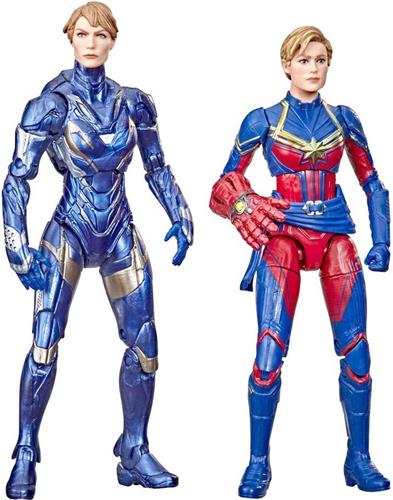 Hasbro Captain Marvel Actiefiguur Captain Marvel & Rescue Armor 15 cm Avengers: Endgame Marvel Legends 2021 Multicolours