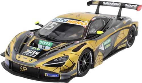 Carrera, miniatuur auto McLaren 720S GT3 DTM JP-Motorsport 1/32, Zwart / Geel