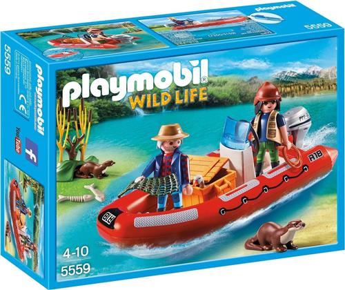 PLAYMOBIL Rubberboot met stropers - 5559