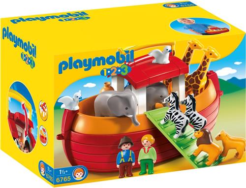 PLAYMOBIL 1.2.3 Meeneem Ark van Noach - 6765