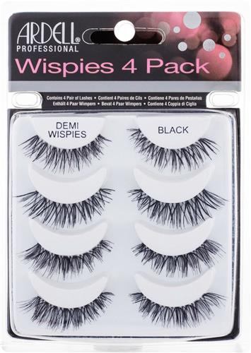 Ardell - Multipack  - Kunstwimpers - Demi Wispies Black - 4 paar