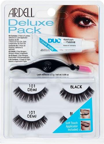 ARDELL - LASHES - Deluxe - Pack - Lash - 101 Demi - Black - Nepwimpers