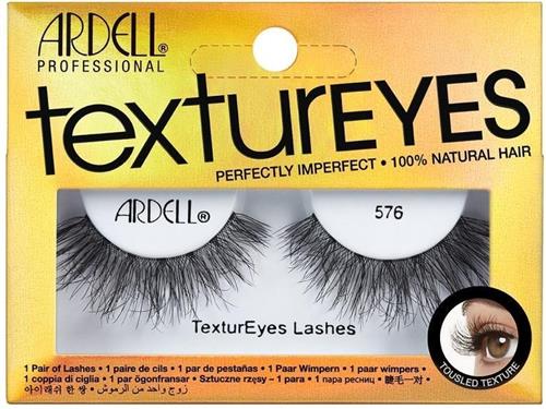 Ardell TexturEyes Lash 576 Nepwimpers - Vol volume, lange lengte - Invisiband voor een naadloze look en comfortabel dragen - 100% natuurlijk haar