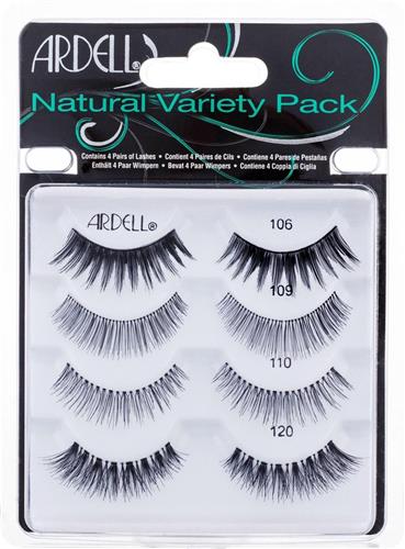 Ardell Natural Variety Eyelashes Pack - 4 Paar - Nepwimpers - Set kunstwimpers - 8 stuks