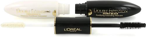 LOréal Mascara  Double Extension Extra Black , 12 ml - 1 stuks