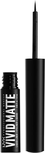 NYX Professional Makeup - Vivid Matte Liquid Liner Black - Zwart - 2ML