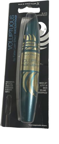 3x Max Factor Voluptuous False Lash Effect Black Waterproof Mascara