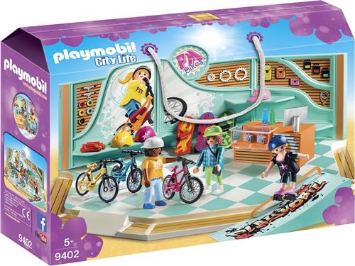 PLAYMOBIL City Life Fiets- en skatewinkel - 9402