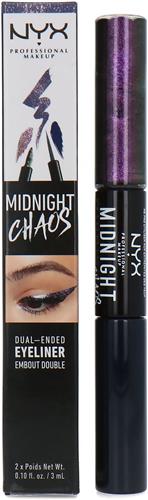 NYX Midnight Chaos Dual Ended Eyeliner - Blue/Midnight Warrior