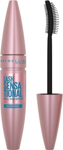 3x Maybelline Lash Sensational Mascara Waterproof Very Black