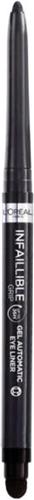 LOréal Paris Infaillible 36H Grip Gel Automatic Eyeliner - Taupe Grey - Grijs - Opdraaibaar gelpotlood met een handige sponsapplicator - 5g