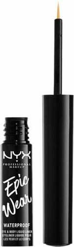 Nyx Professionnal Makeup Epic Wear Liner Semi Permanent Liquid Liner - Yellow - Waterdichte vloeibare eyeliner - Geel