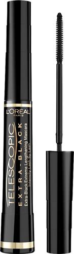 LOréal Paris Telescopic Mascara - Lengte Mascara voor Zichtbaar Langere Wimpers - Flexibel multi-precisie borsteltje - Extra Zwart - 8ML