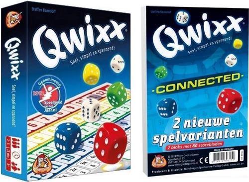 Spellenbundel - 2 stuks - Dobbelspel - Qwixx & Qwixx Connected