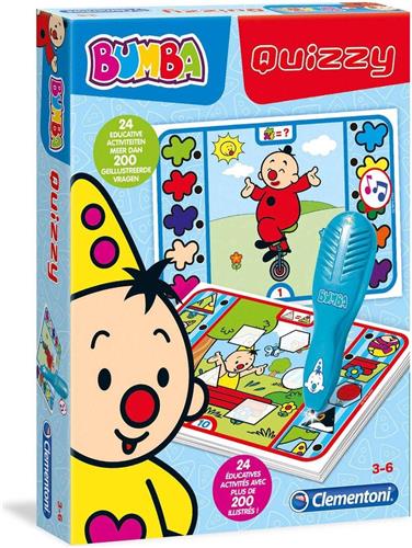 Clementoni - Bumba Quizzy - Educatief Spel - Met Wonderpen - Leer over Vormen, Kleuren, Cijfers en Meer- 3-6 jaar