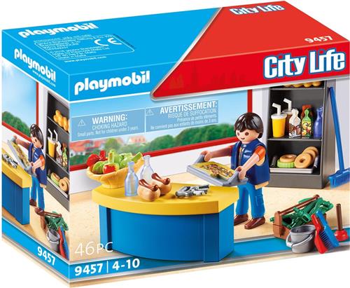 PLAYMOBIL City Life Schoolconciërge met kiosk - 9457