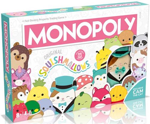 Monopoly Squishmallows Collectors Edition (Incl.Cam The Cat)(ENGELS)