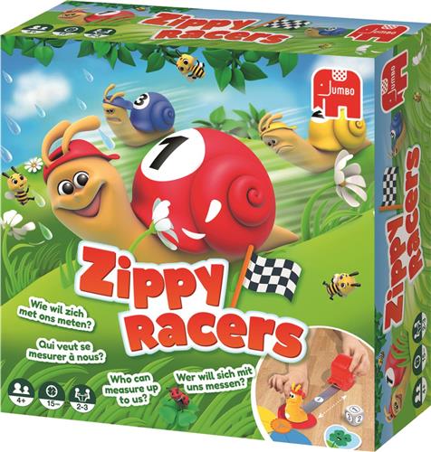 Jumbo Zippy Racers - Zippy Slakkenspel - Kinderspel