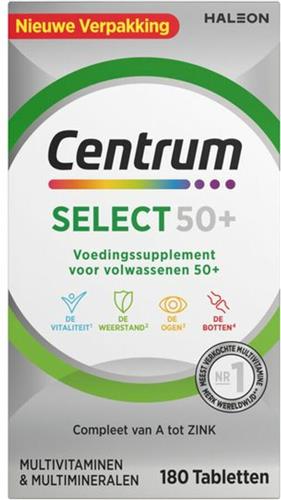 Centrum Select 50+ Multivitaminen Tabletten, 180 stuks