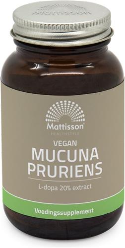 Mattisson - Mucuna Pruriens Tabletten - 20% L-dopa Extract - 120 Tabletten