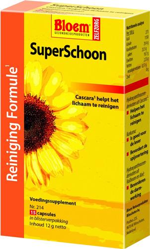 Bloem SuperSchoon - 15 capsules