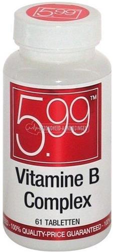 5.99 Vitamine B Complex - 61 Tabletten - Vitaminen