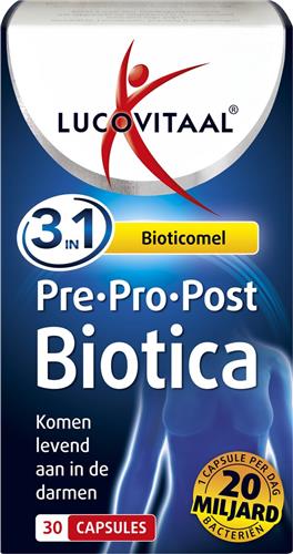 Lucovitaal Pre- Pro- Post Biotica 30 capsules