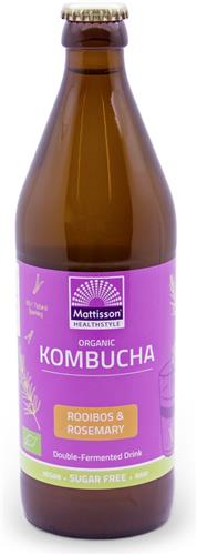 Mattisson - Biologische Kombucha - Rooibos & Rozemarijn - 500 ml