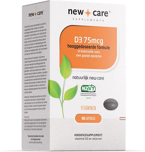 New Care Vitamine D3 75mcg - 100 capsules - NZVT