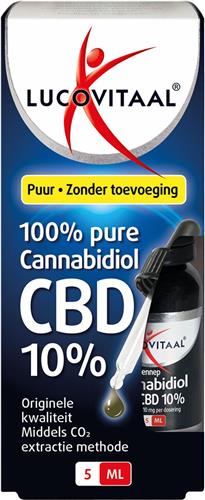 Lucovitaal CBD Cannabidiol olie 10% Supplement - 5 ml