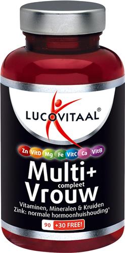 Lucovitaal Multi+ Compleet Vrouw Tabletten 120TB