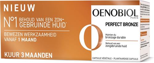 OENOBIOL Perfect Bronze 3x30 Bruinings Capsules - Bruiningsversneller - Bruinen zonder zon - 3x30 caps