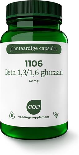 AOV 1106 Bèta 1,3/1,6 Glucaan - 60 vegacaps - Vezels - Voedingssupplement