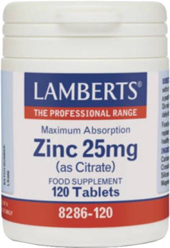 Lamberts Zink citraat 25mg (120tb)