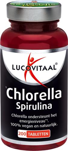 Lucovitaal Chlorella Spirulina Voedingssupplement - 200 tabletten