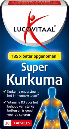 Lucovitaal Super Curcumine X-tra Krachtig Voedingssupplement - 30 capsules