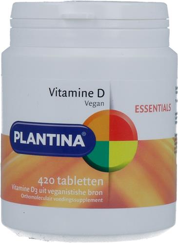 Plantina Vitamine D Vegan - 420 Tabletten - Vitaminen