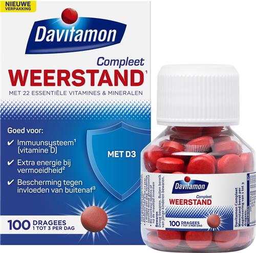 Davitamon Compleet Weerstand - Multivitamine en mineralen - 100 dagrees