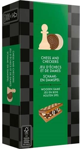 Bordspel Asmodee Chess and Checkers Set (FR)