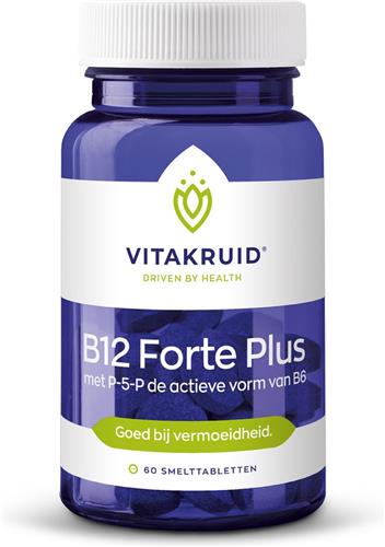 Vitakruid B12 Forte Plus 60 Voedingssuplement - smelttabletten