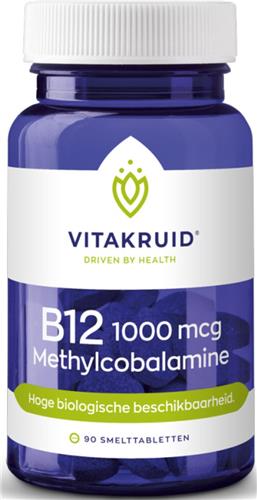 VitaKruid B12 1000 mcg Methylcobalamine - 90 tabletten