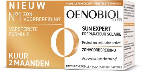 OENOBIOL Sun Expert 2x30 Bruinings Capsules - Bruiningsversneller - Bruinen zonder zon - 2x30 caps