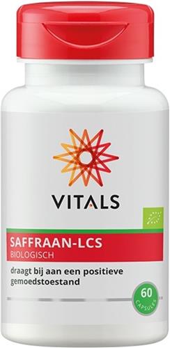 Vitals - Saffraan-LCS - Biologisch - 60 Capsules - draagt bij aan het behoud van een positieve gemoedstoestand - NL-BIO-01