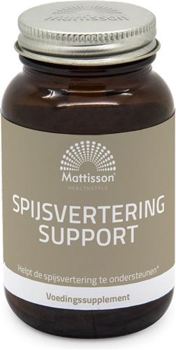 Mattisson - Spijsvertering Support - Met Digezyme, Gember, Probiotica en Zinkmethionine - Voedingssupplement Spijsvertering - 90 Capsules