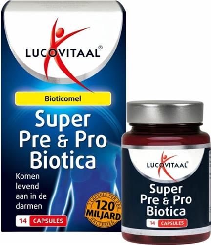 Lucovitaal Super Pre & Probiotica 120 Miljard Bacteriën 14 capsules