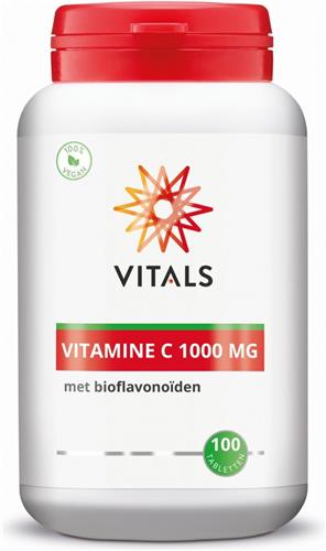 Vitals - Vitamine C - 1000 mg - 100 tabletten - met bioflavonoïden